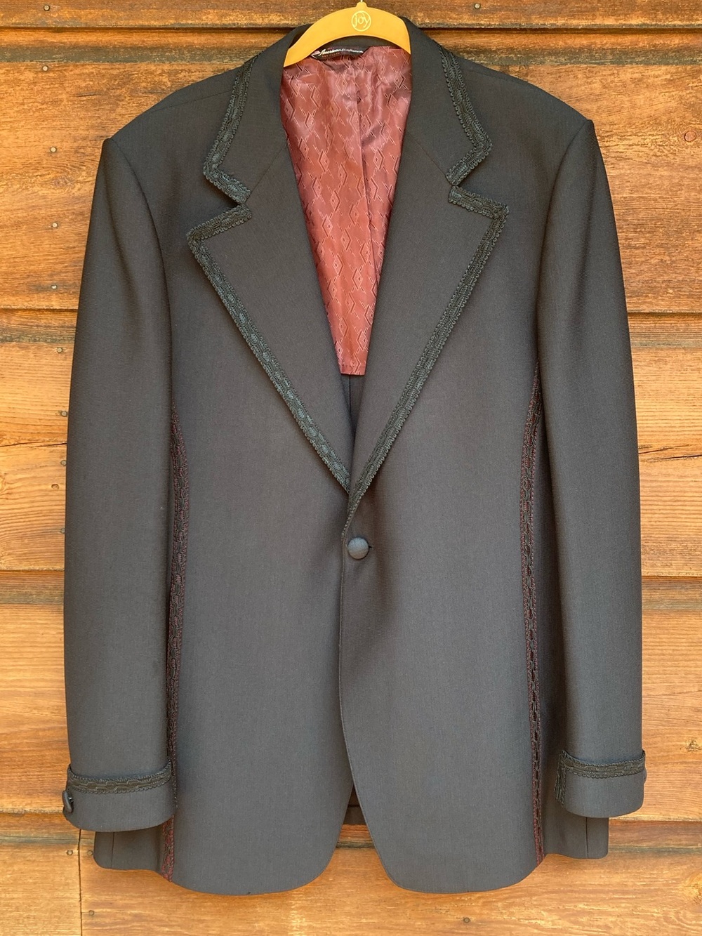 Vintage Single-Button Blazer Trim Phoenix